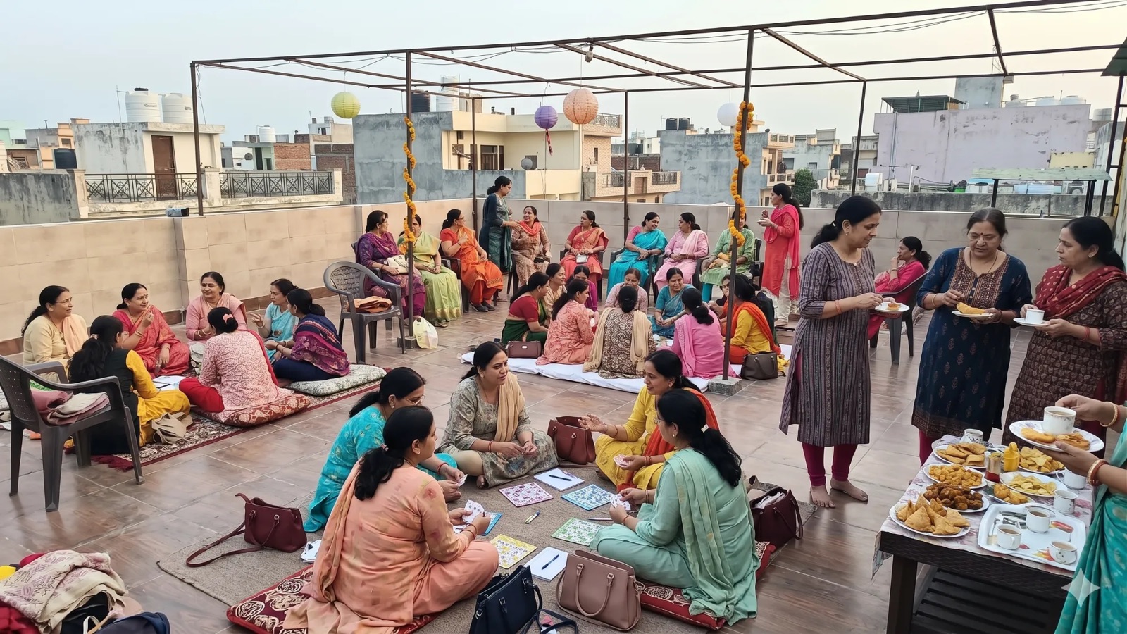 Kitty Party & Get-togethers venue terrace